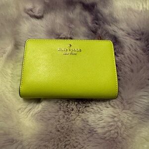 Kate Spade Lime Slush Green Wallet NWT